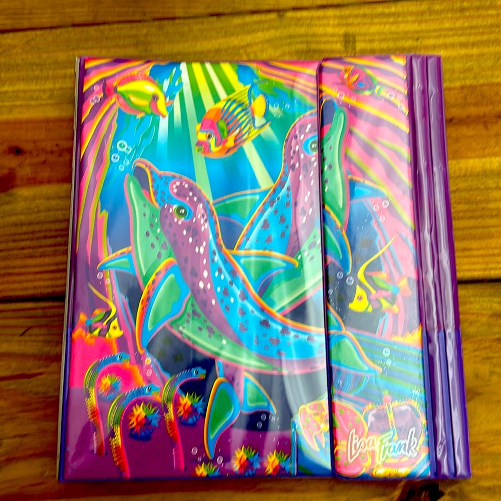 *RARE*VINTAGE Lisa Frank Binder